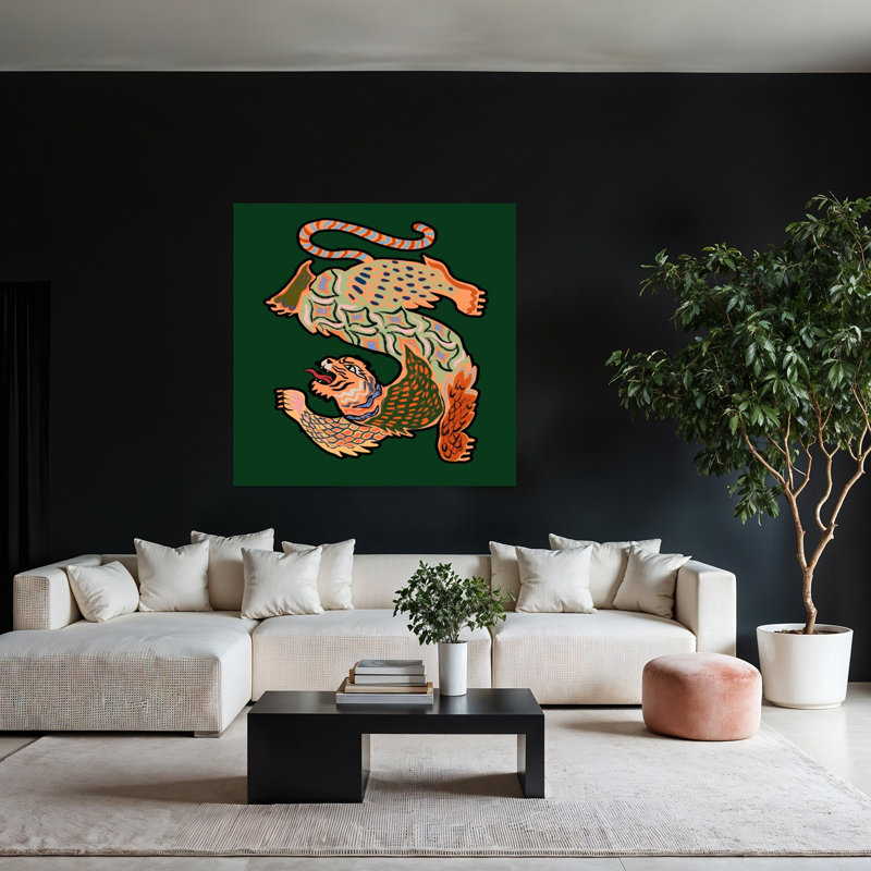 Art contemporain, art contemporain abstrait, H 48 po x l 48 po
