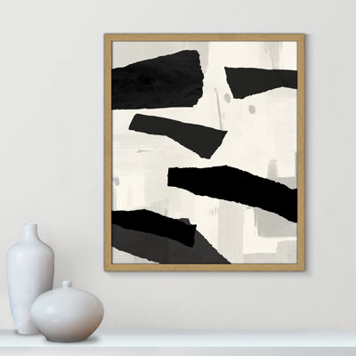 «Mountain Paths II» par Susan Jill - Art encadré avec fond perdu