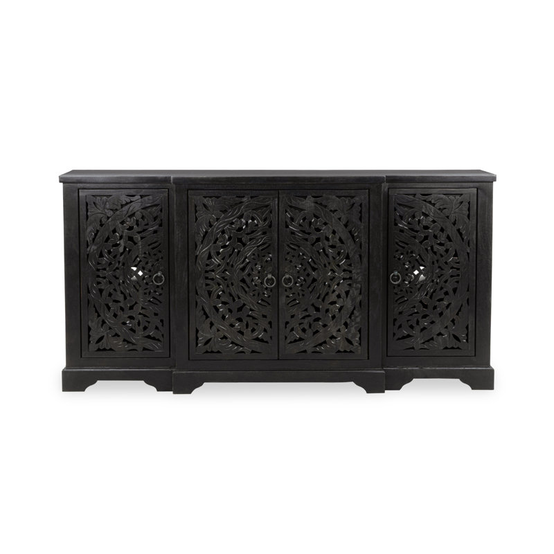 Clairabelle 72" Wide Mango Wood Sideboard, Harvest Walnut