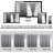 2 Panels Back Tab Ombre Room Darkening for Bedroom - Damask Design Thermal Insulted Window Drapes with Tiebacks Light Blocking Curtains for Living Room-434347502-434347499
