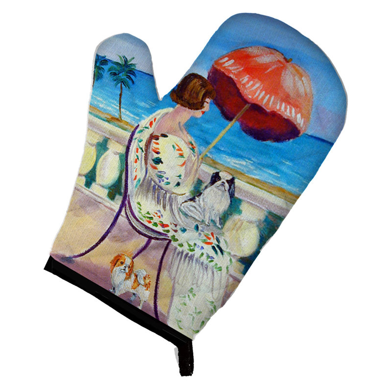 Caroline's Treasures Lady avec son menton japonais