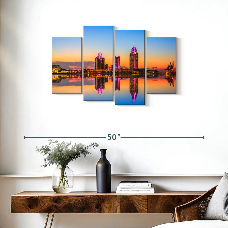 Horizon urbain de Sireci, Alabama, H 22 po x l 36 po