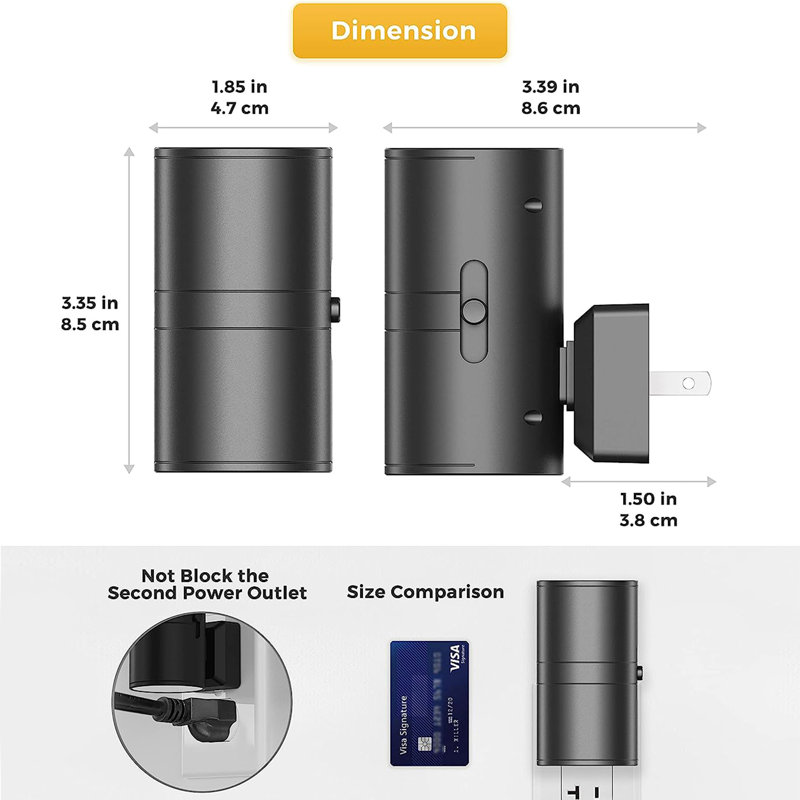 Modern Minimalist Cylinder Wall Light With Dimmable Function