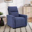 Fauteuil inclinable classique rembourré de 32,7 pouces de large avec dossier inclinable et pieds en bois massif (ensemble de 2)-560165129