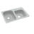 33'' L Mounting / Installation Required Double Bowl Solid Surface Kitchen Sink-38293751-38293756