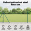 Vidaxl Fence With Posts Steel-116798220-116798222