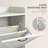 3-In-1 Entryway Hall Tree With Storage Bench, Coat Rack With Five Hooks And Shoe Storage-1690950091