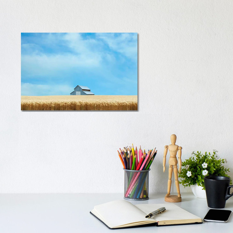 Barn Scene IX by James McLoughlin - Wrapped Canvas Print, 20.32cm H x 30.48cm W x 1.905cm D