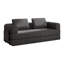 Canapé-lit convertible avec coussin cylindrique - Canapé-lit pliant en velours côtelé avec cadre de forme fixe pour le salon, la chambre à coucher, le salon-982594817