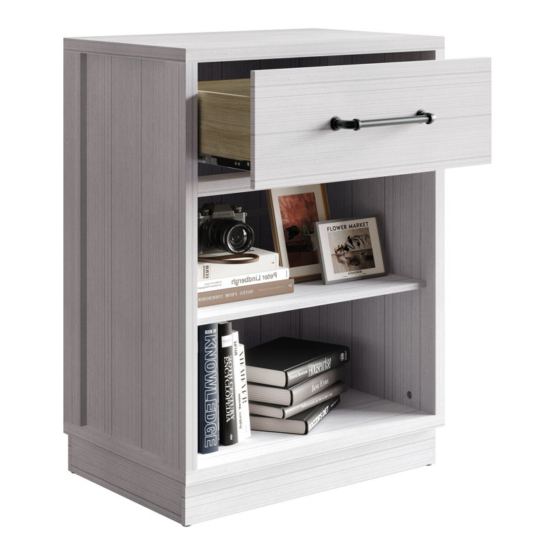 Armoire avec un tiroir en blanc, White
