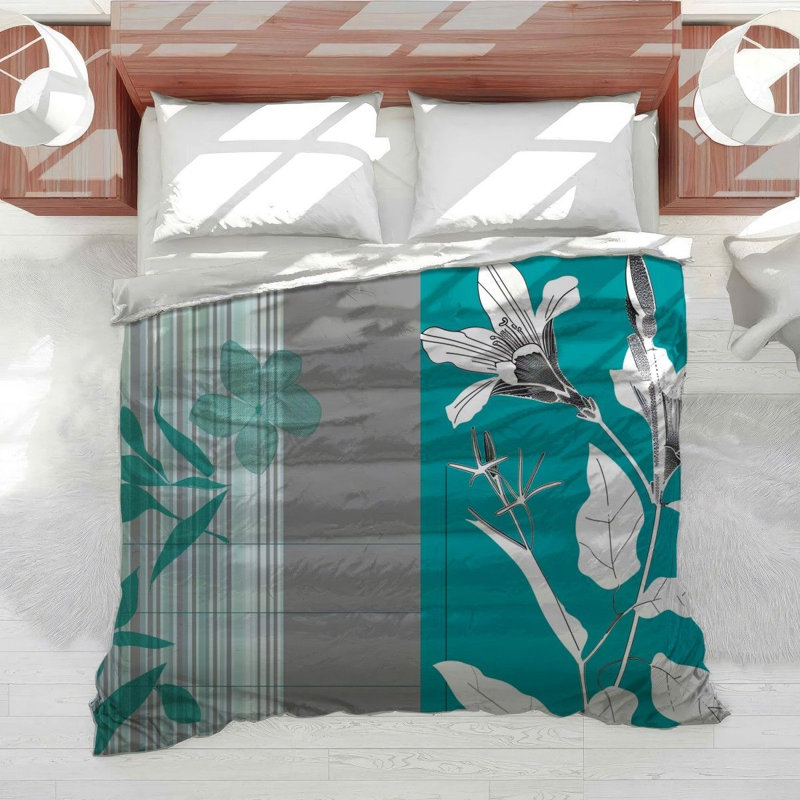 Édredon en mélange de coton pelucheux tendance, Édredon simple très long