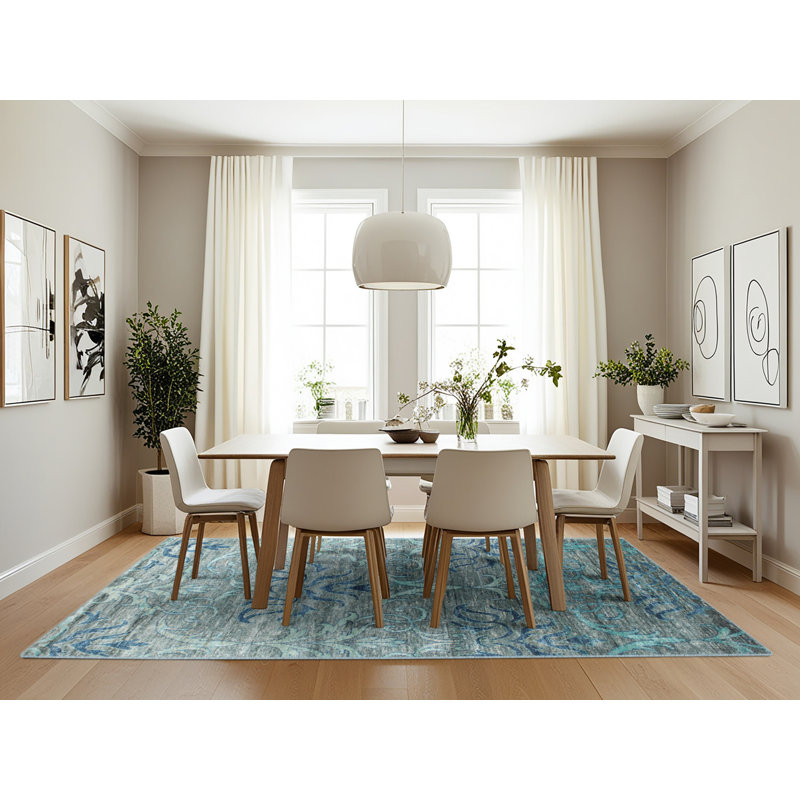 Floral Indoor Rug, Rectangle 7' x 10'