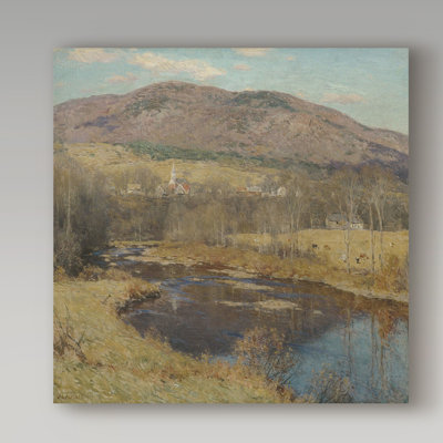 « the north country 1923 », reproduction de peinture à l’huile sur toile tendue