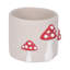 Sagebrook Home 6" Magic Mushroom Applique Planter, Red/White-1305008299