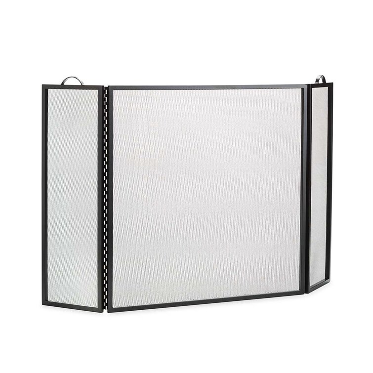 3 Panel Steel Fireplace Screen