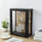 Black Wood Wall Display Picture Frame Case With Corkboard
