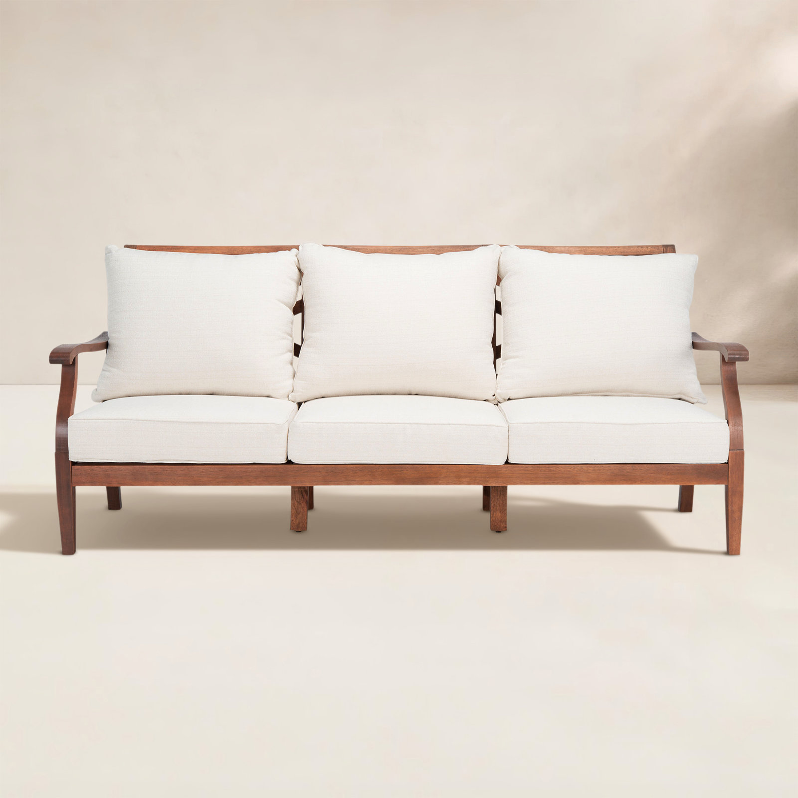 Oria 81" Eucalyptus Patio Sofa
