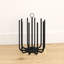 5 Pair Black Round Boot Shoe Rack Welly Holder Stand