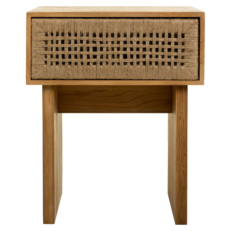 Montine 45cm W Solid + Manufactured Wood Bedside Table