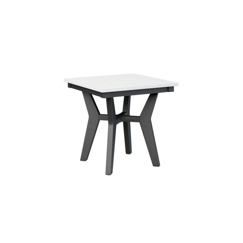 Table de bout berlinoise Berlin, Noir, Blanc