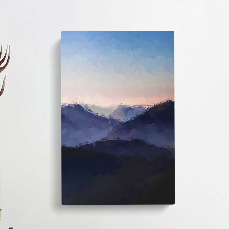 Ben Lui Mountain Scotland In Abstract - Wrapped Canvas Print, 76cm H x 50cm W x 3cm D