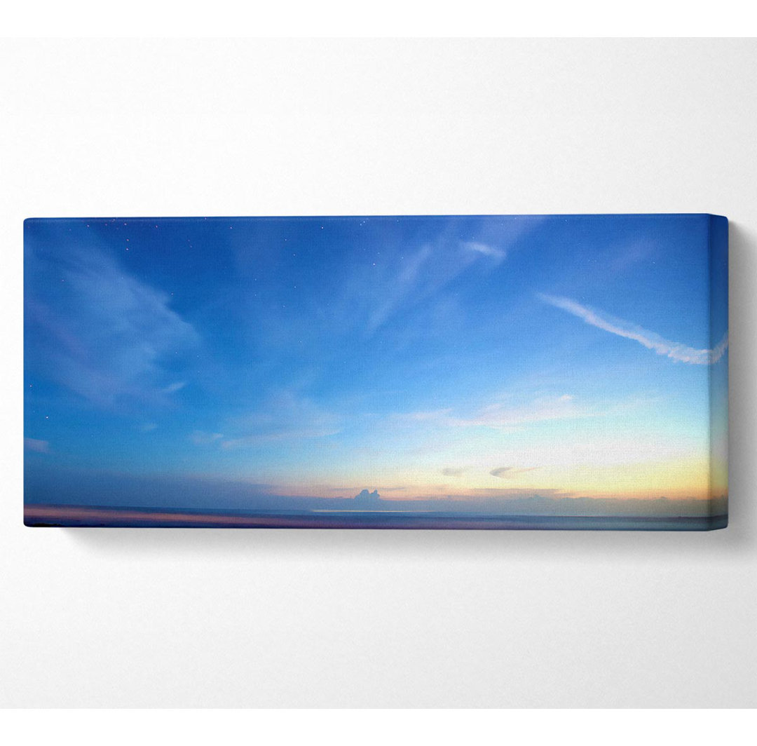 Erstaunlicher Himmel Panoramaleinwand