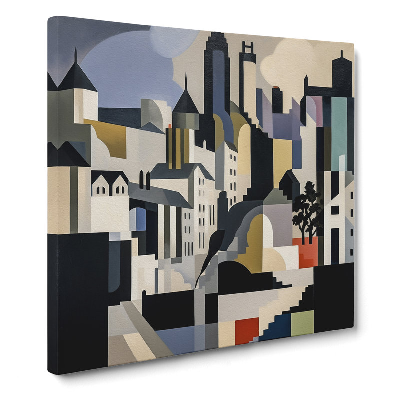 City Of Oxford Suprematism - Print