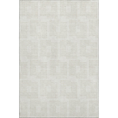 Premium Machine Washable Prisco Ivory Rug