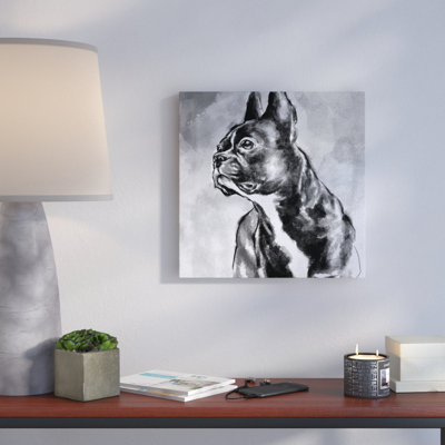 Bouledogue français - reproduction sur toile