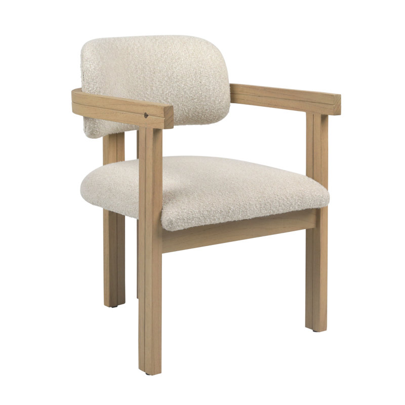 Fauteuil Nathaniel, Blanc cassé/noir