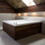 Baignoire tourbillon en acrylique 60 po x 48 po Designer Alexis-9227461-88749448