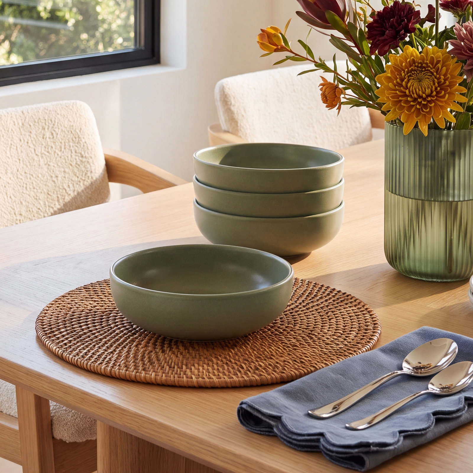 Nello Stoneware Soup Bowl