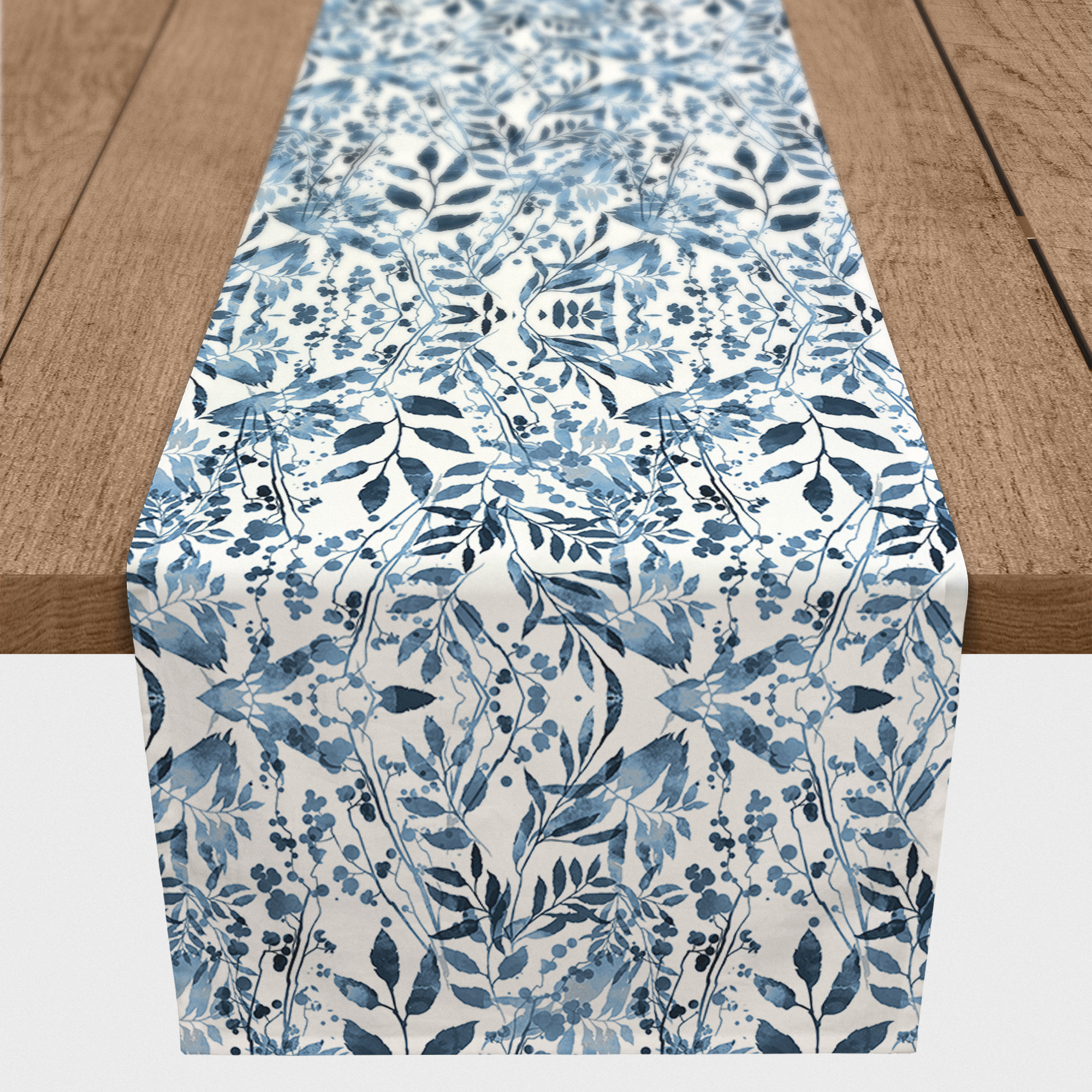 East Urban Home Bisma Rectangle Floral Polyester Table Runner | Wayfair