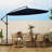 10' Octagon Cantilever Umbrella with Weighted Base-2139628095