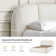 Silvana Modern Upholstered Platform Bed with Built-In Sensor Lighting and Solid Wood Legs