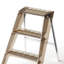 Tabouret d'échelle pliant multifonctionnel avec bords antidérapants, idéal pour la maison comme table, tabouret ou bibliothèque.-985932217
