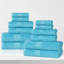 Ensemble de serviettes 100% coton durables-22182175