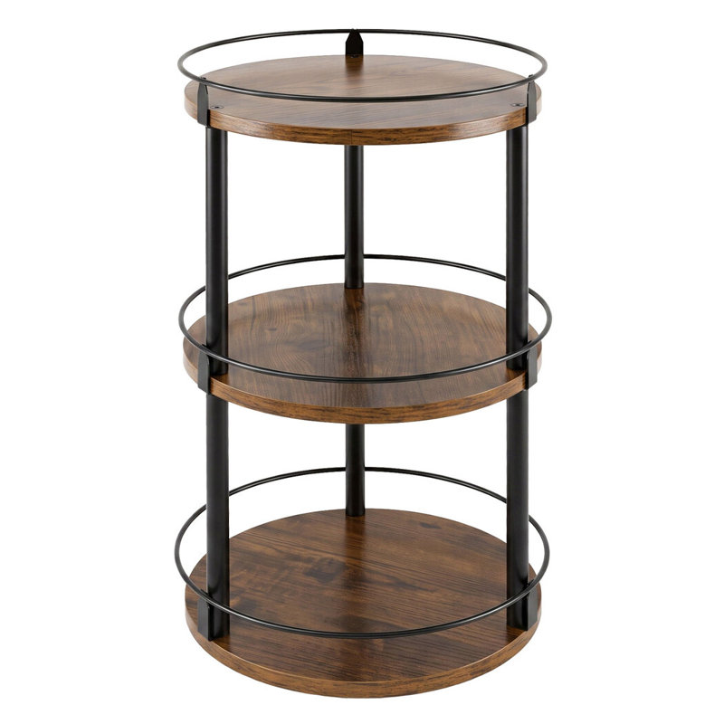 Freestanding Spice Rack with Adjustable Racks