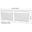 Large Radiator Cover