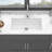 High-End Quartz Composite Kitchen Sink With Advanced Workstation Features