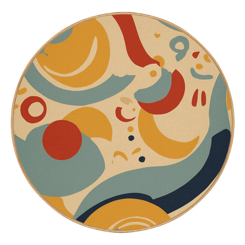 Funky Ripple Rug, Round 8'