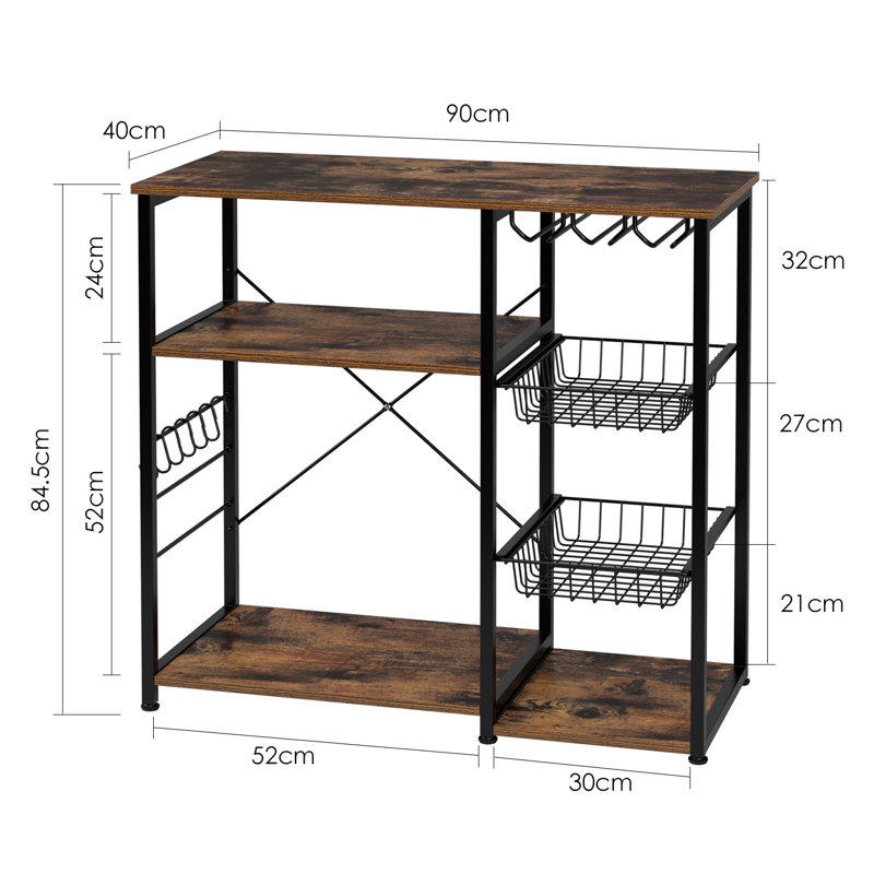 Akil 90Cm Kitchen Island