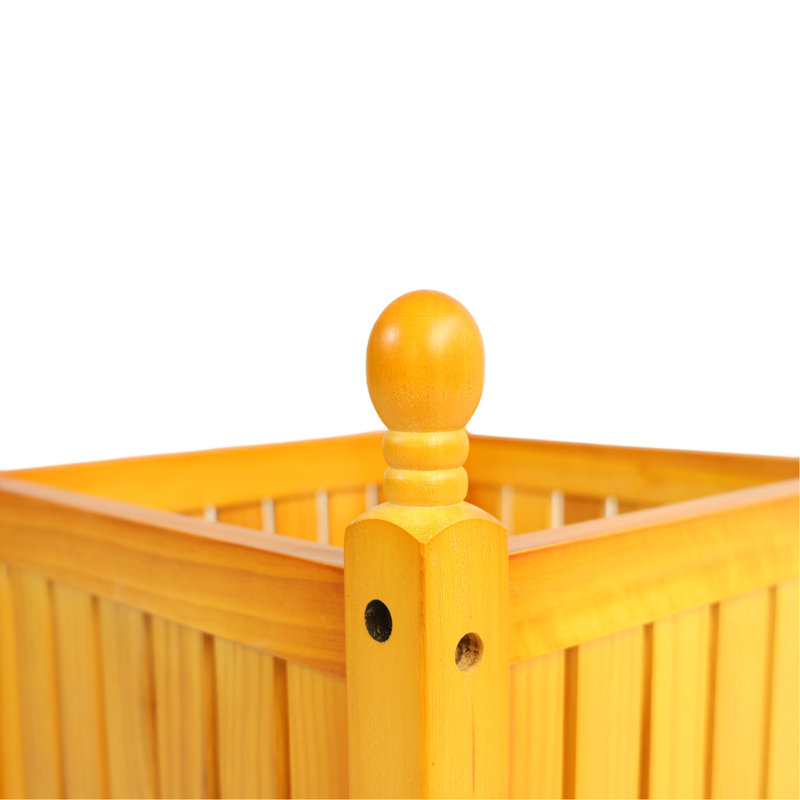 Outdoor Square Planter Box, Good For Growing All Plants And Flowers, Simple Assembly Guide Decor, Perfect Garden Deck, Holds Potted Flowers