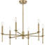 Nouveau lustre traditionnel à six lumières Towles-465329303