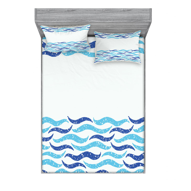 Microfiber Sheet Set, Full/Double Sheet Set with Fitted Sheet