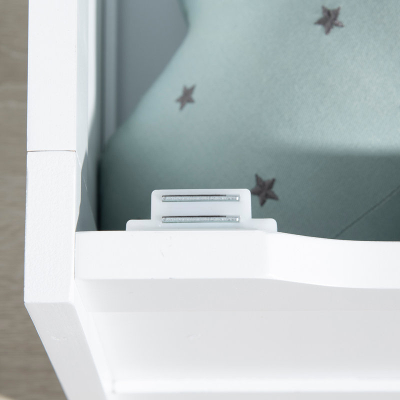 Banc de rangement pour tout-petits Qanda, Gris