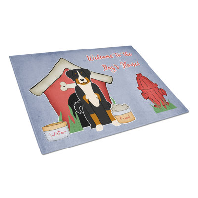 Caroline's Treasures Dog House Glass Appenzeller Sennenhund Cutting Board