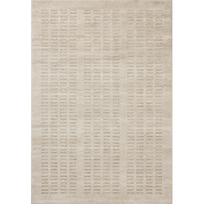 Amber Lewis x Loloi Monty Ivory Beige Abstract Rug
