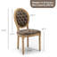 Ensemble de chaises de salle à manger rembourrées en bois massif de style français-1871473058-1860685383