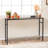 Narrow Console Table, 47 Inch Sofa Table With Adjustable Shelf, 2-Tier Long Skinny Table-1486158824-1486158823